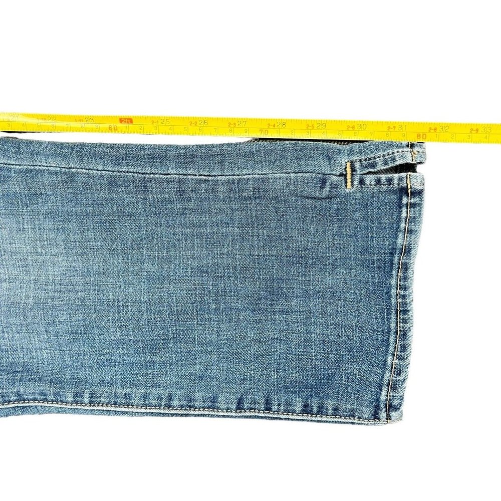 Levi's Jeans Classic‎ Capri Blue High Rise Stretch Denim Pants Women's Size 4 - Picture 14 of 16